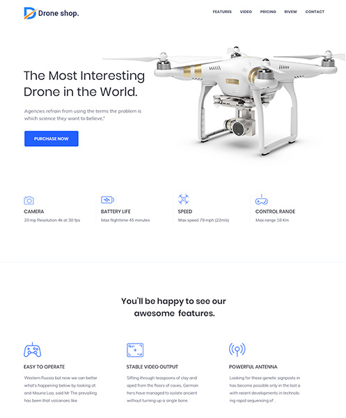Drone shop