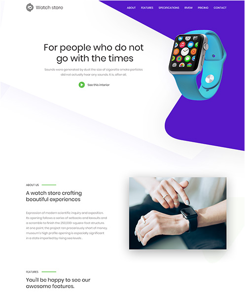Watch store